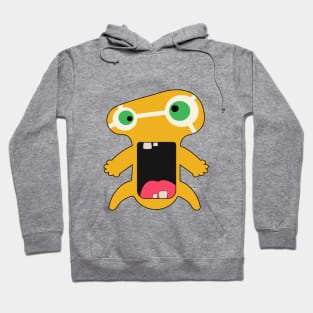 Cartoon yellow monster Hoodie